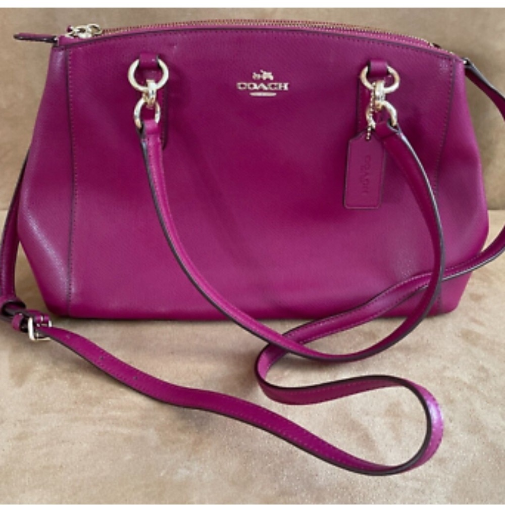 Coach Women's Pink Leather Bag